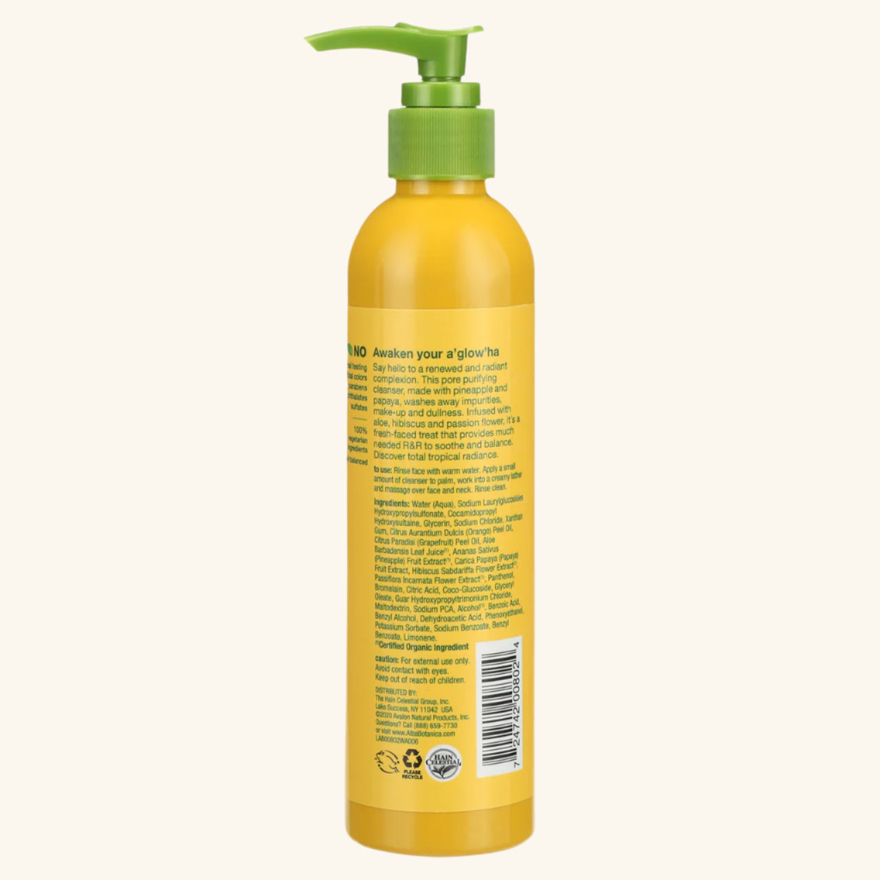 Alba Botanica Pineapple Enzyme Facial Cleanser (1x8 Oz)-3