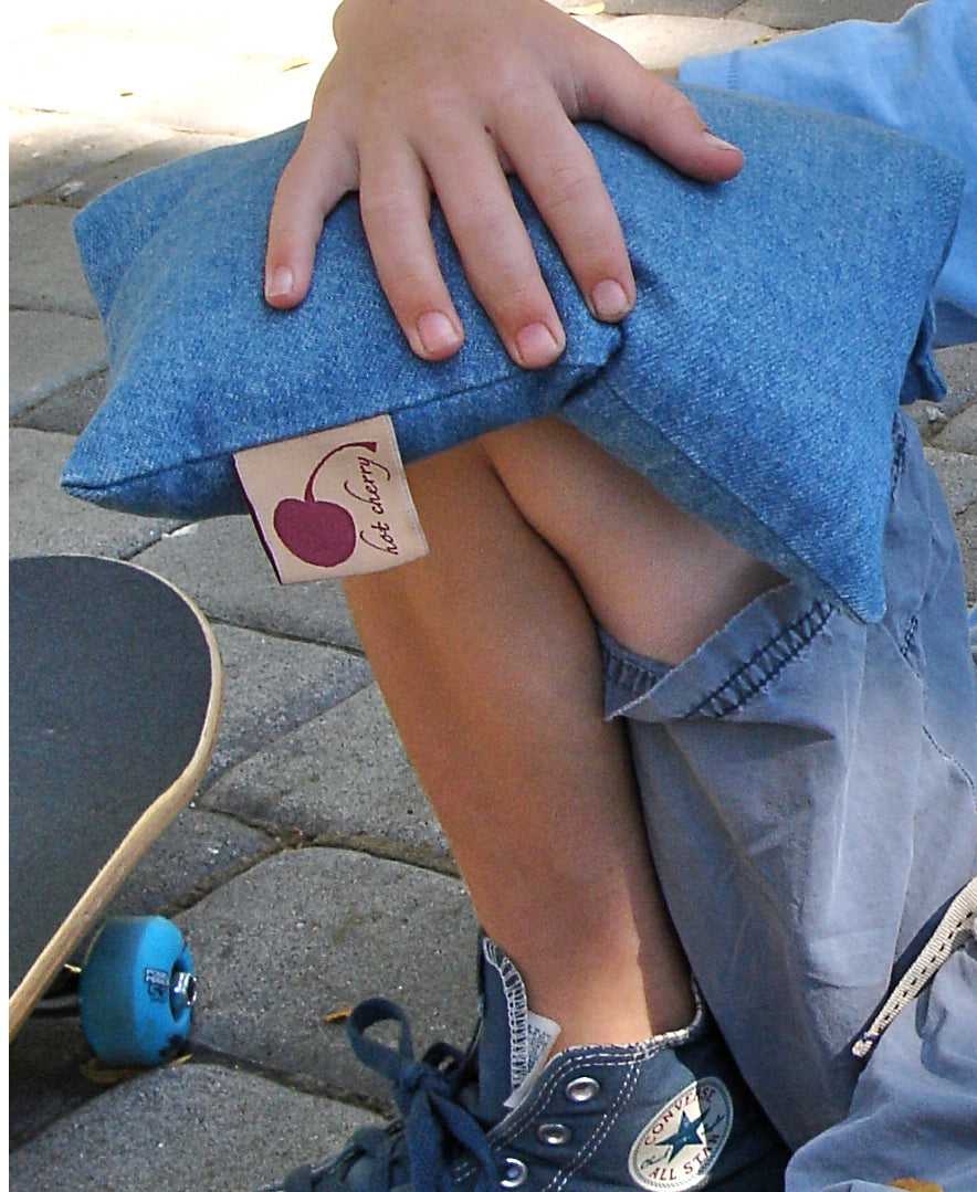 Cherry Ice® Blue Denim Square in Zip-close Freezer Bag-2