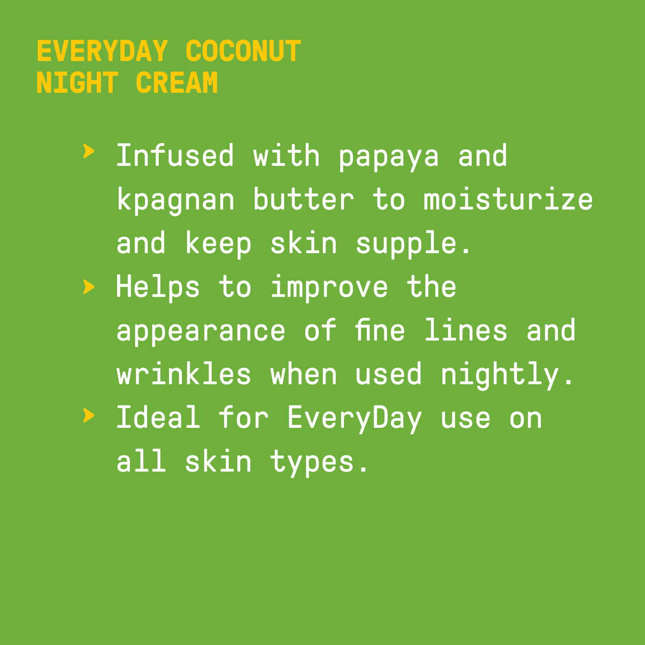 Everyday Coconut Night Face Cream (1x12 OZ)-1
