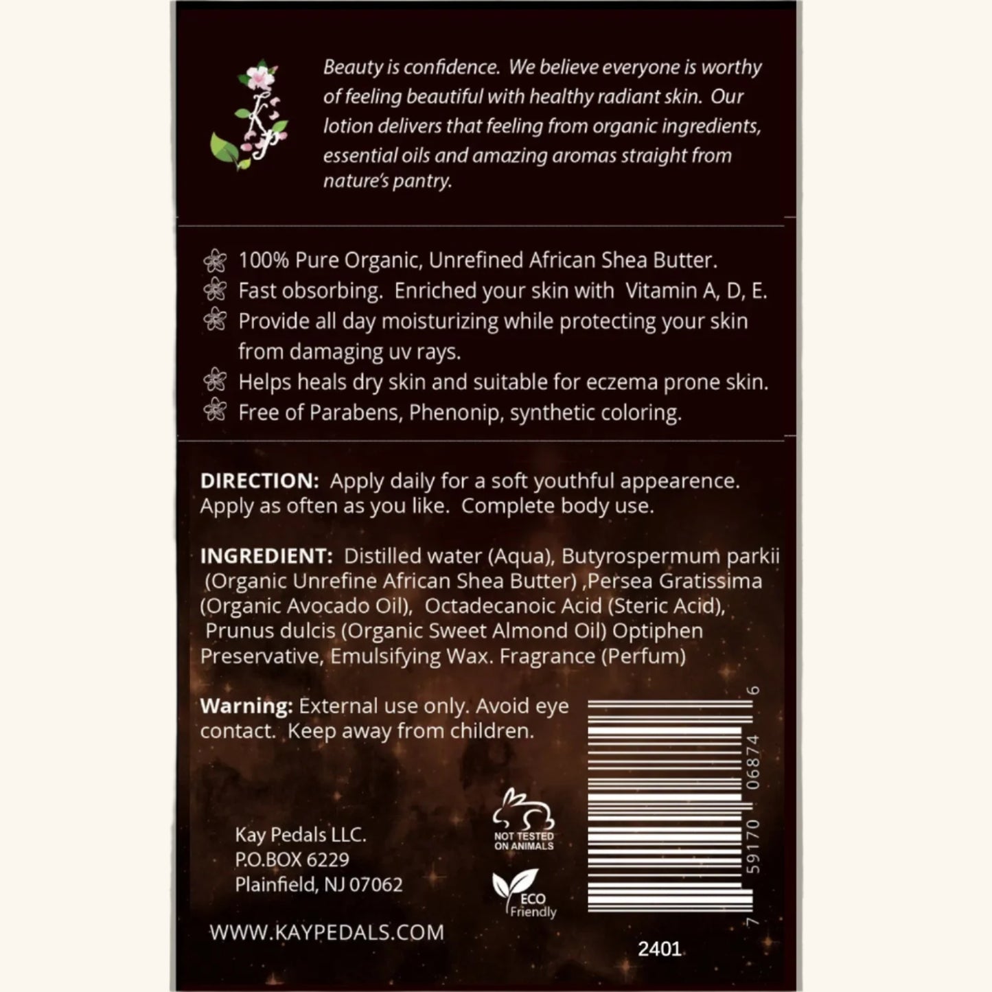 Amber Body Lotion ( Original ) | Organic Body Cream | Shea Butter Lotion | Scented Lotion | Almond Body Lotion | Fragrance Lotion-2