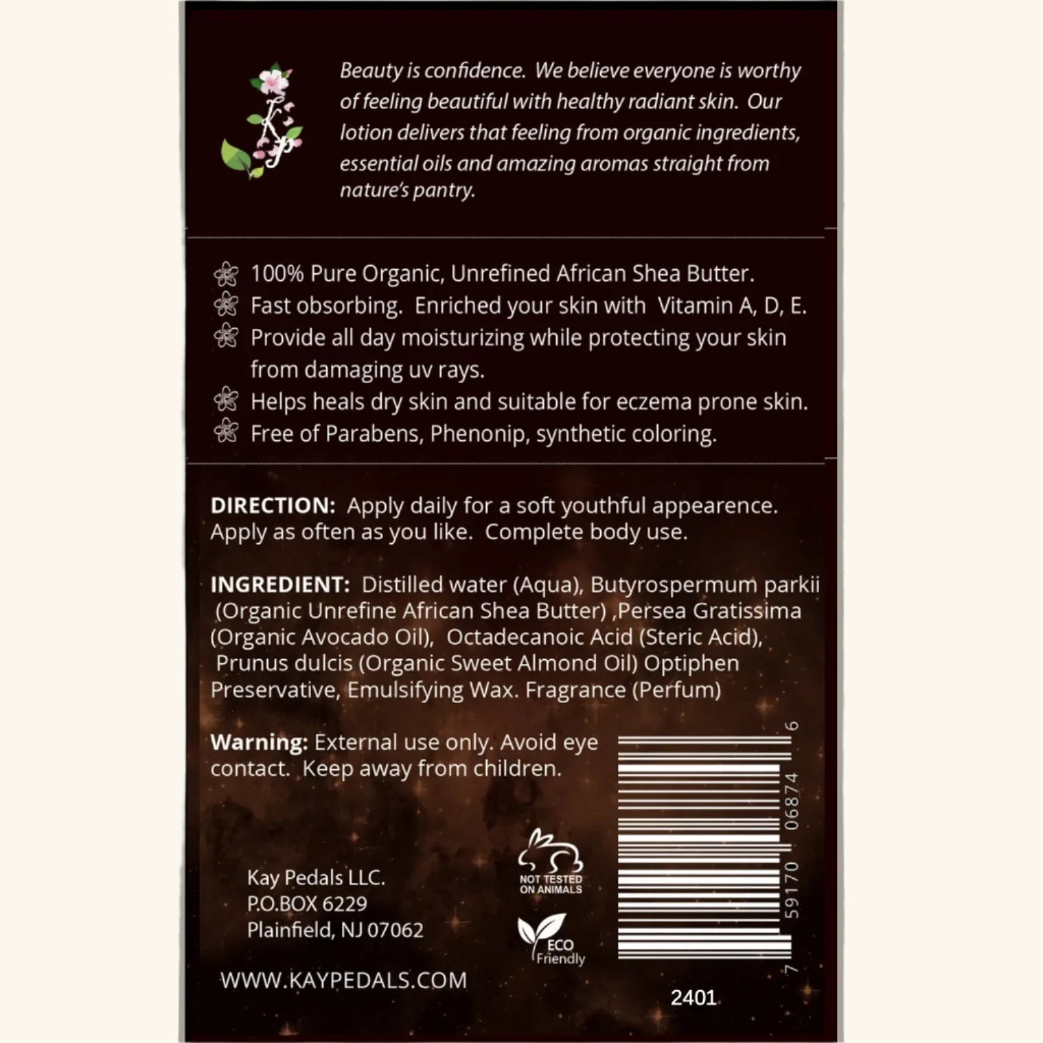 Amber Body Lotion ( Original ) | Organic Body Cream | Shea Butter Lotion | Scented Lotion | Almond Body Lotion | Fragrance Lotion-2