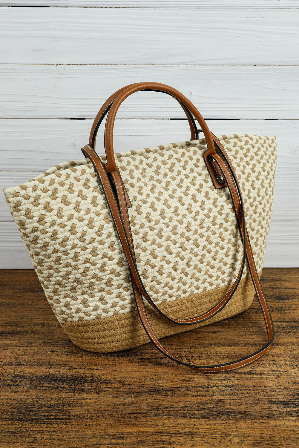Jaylani Woven Tote Bag-1