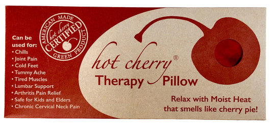 Hot Cherry Cervical Neck Pillow, in Plush Red Ultra-Suede-0