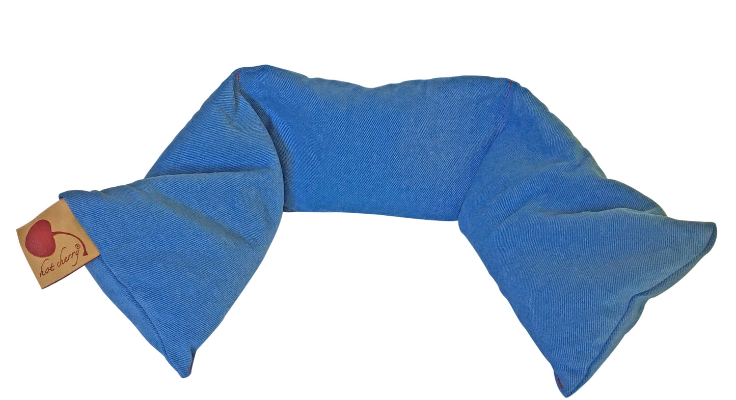 Cherry Ice® Blue Denim Neck Wrap in Zip-close Freezer Bag-3