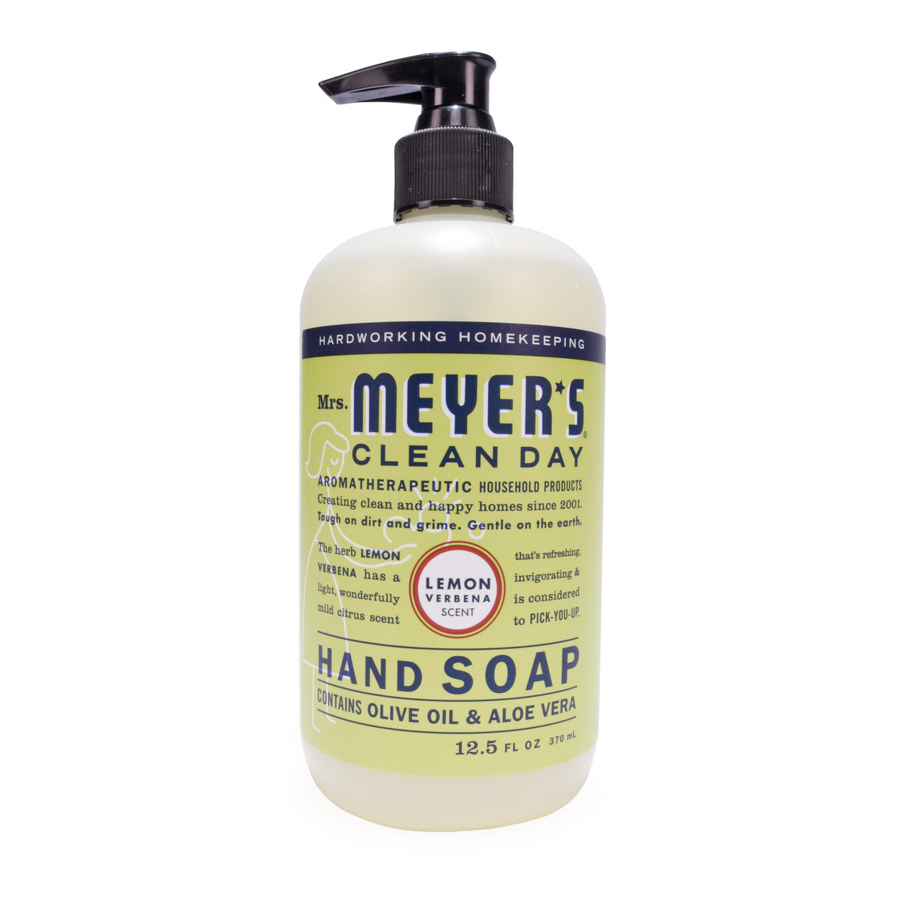 Meyers Lemon Verbena Liquid Hand Soap (6x12.5 Oz)-2