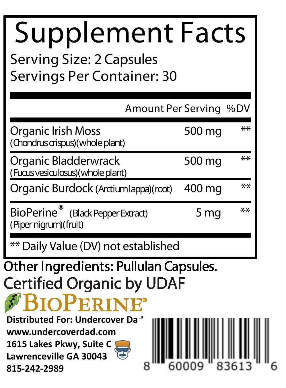 LUCK O' THE IRISH - Irish Sea Moss Blend Nootropic-1