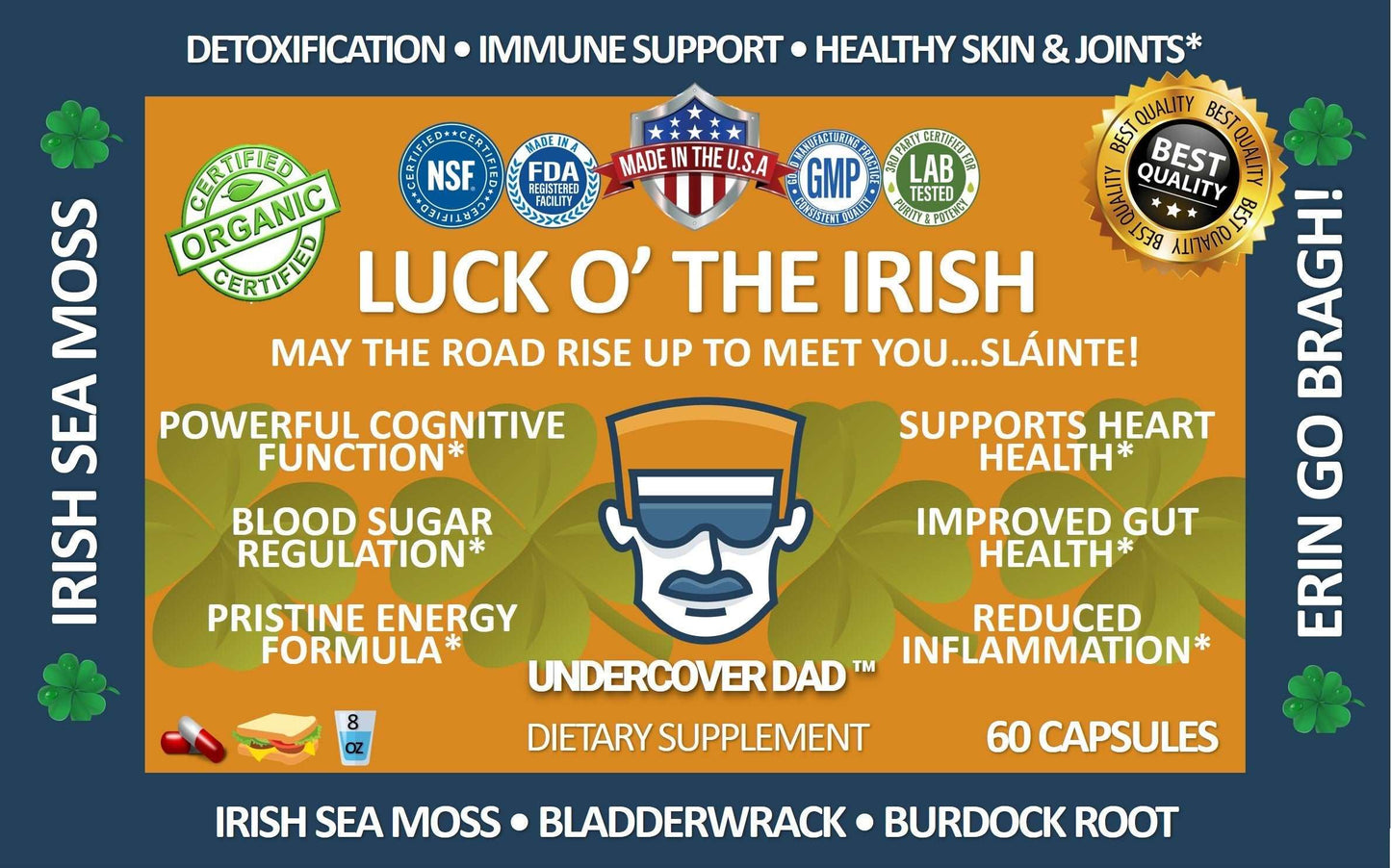 LUCK O' THE IRISH - Irish Sea Moss Blend Nootropic-3