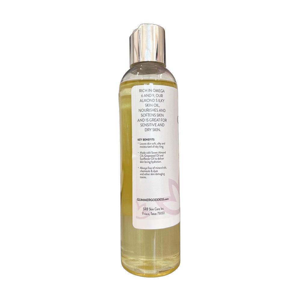 Organic Sweet Almond Silky Skin Oil - 48 Hour Hydration-4