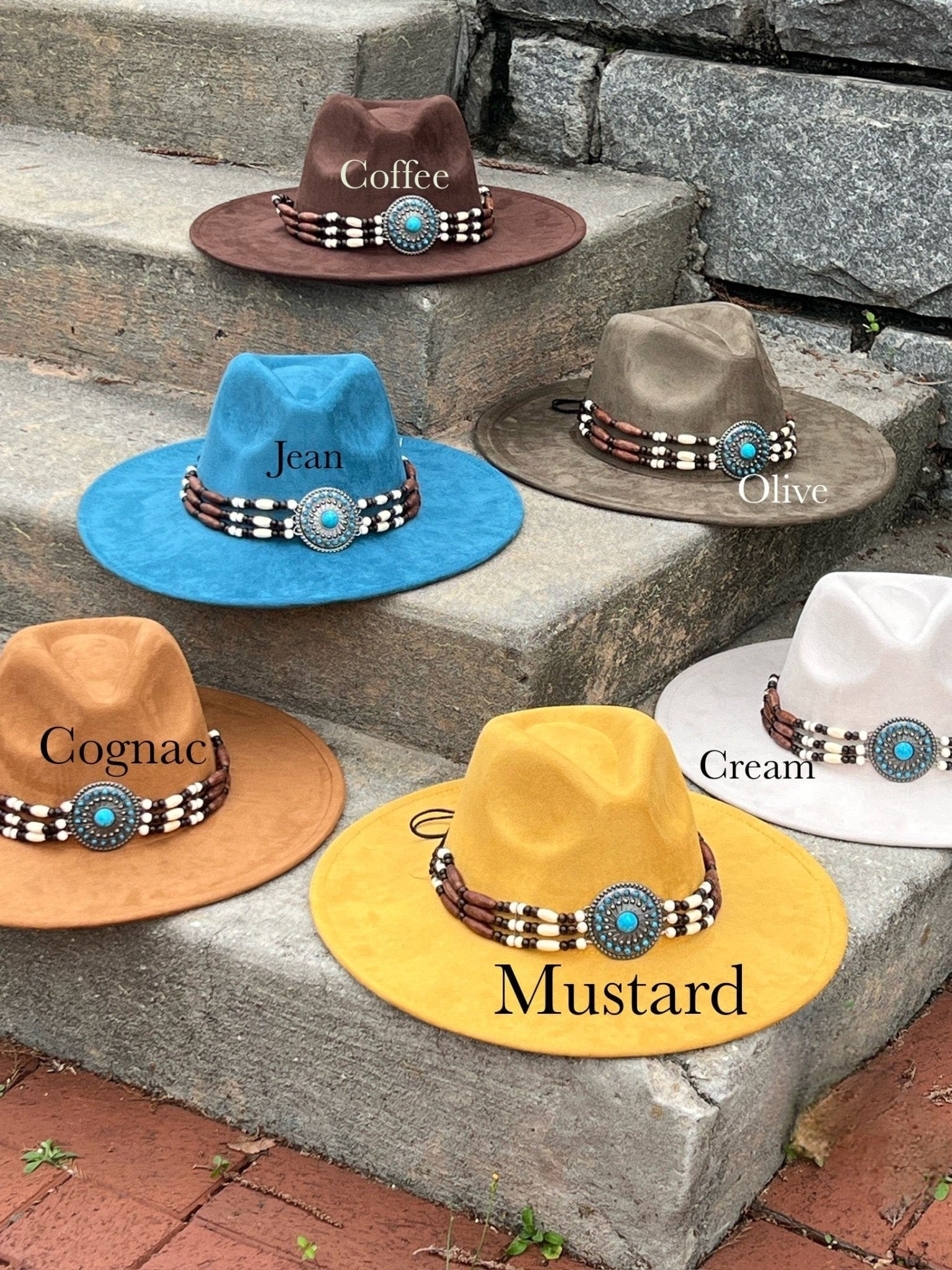 Tribal Suede Fedora-0